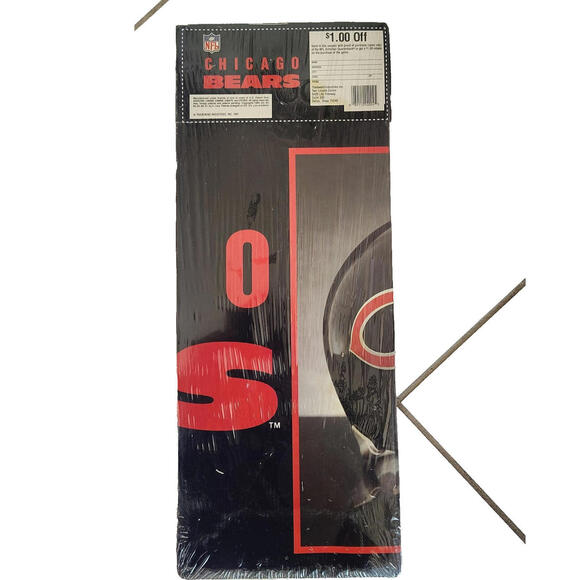 Chicago Bears NFL 1987 Door Banner Vintage Wall Hanging Tradewind Sealed - Picture 1 of 4